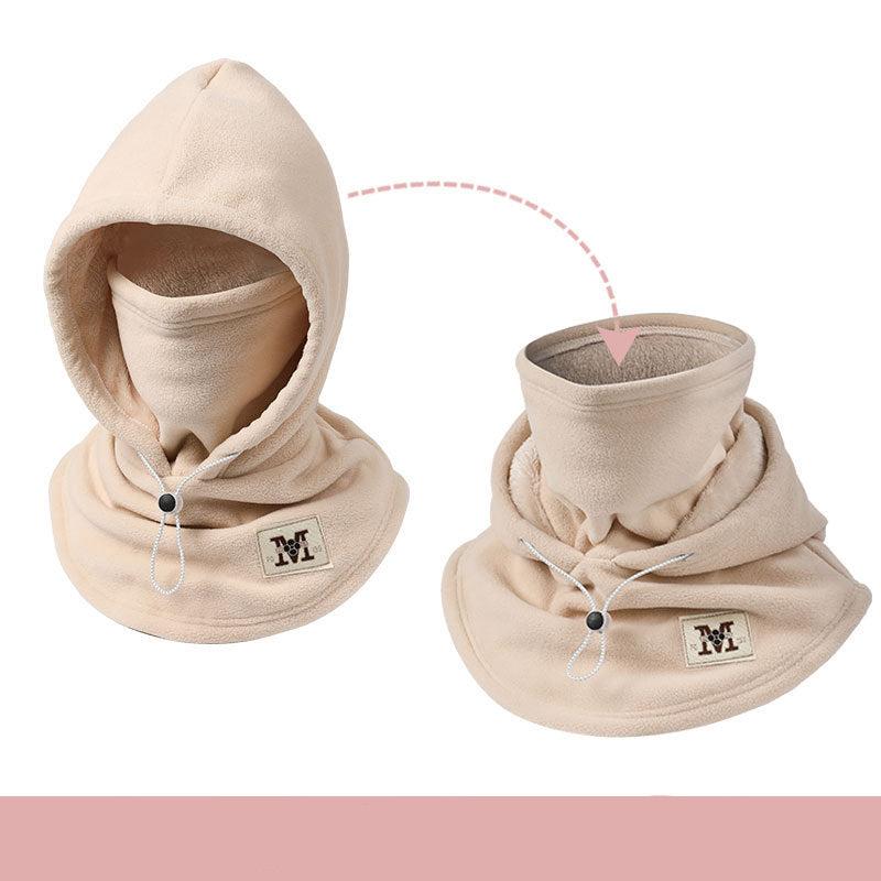 Autumn and winter warm velvet thickened ear and neck caps