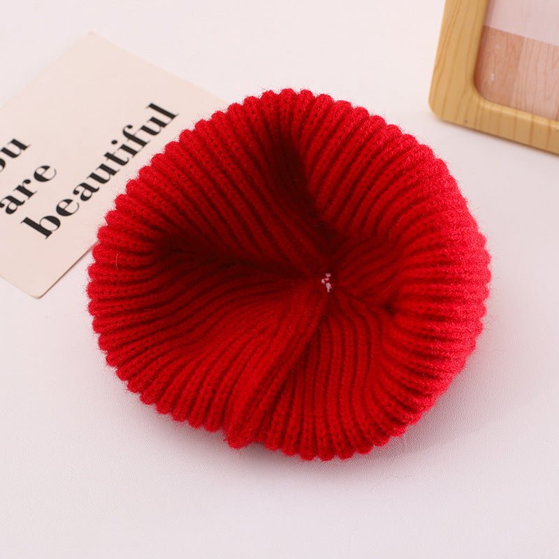 High Quality Knitted Pullover Winter Baby Cap