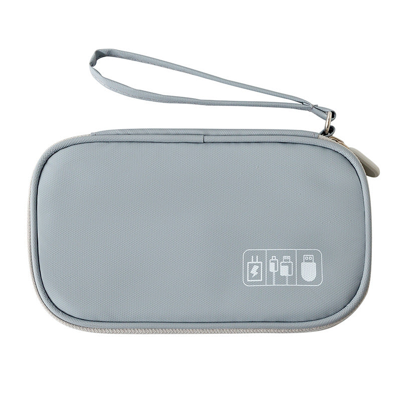 Travel mini data cable, power bank & earphone storage bag