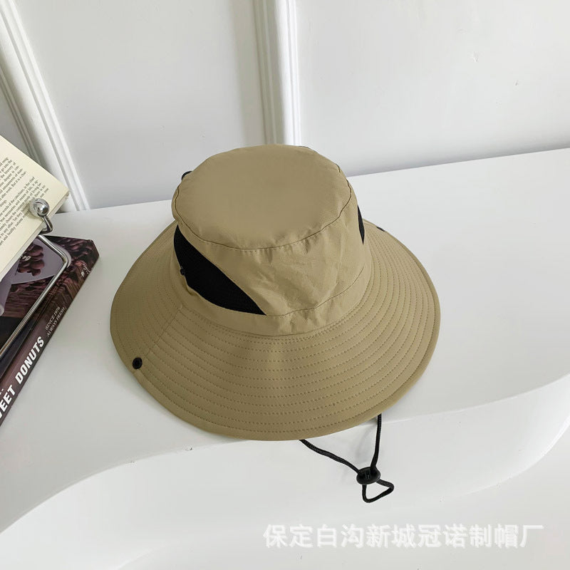 Summer quick-drying breathable outdoor travel bucket hat