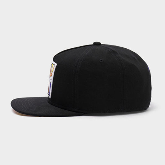 Pacenstein hip hop character snapback flat brim hat.