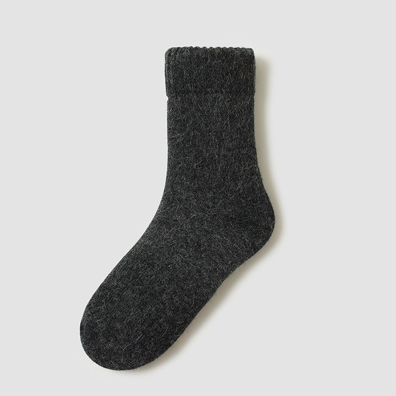 মহিলাদের অতি পুরু খরগোশের উলের এবং টেরি উষ্ণ মোজা