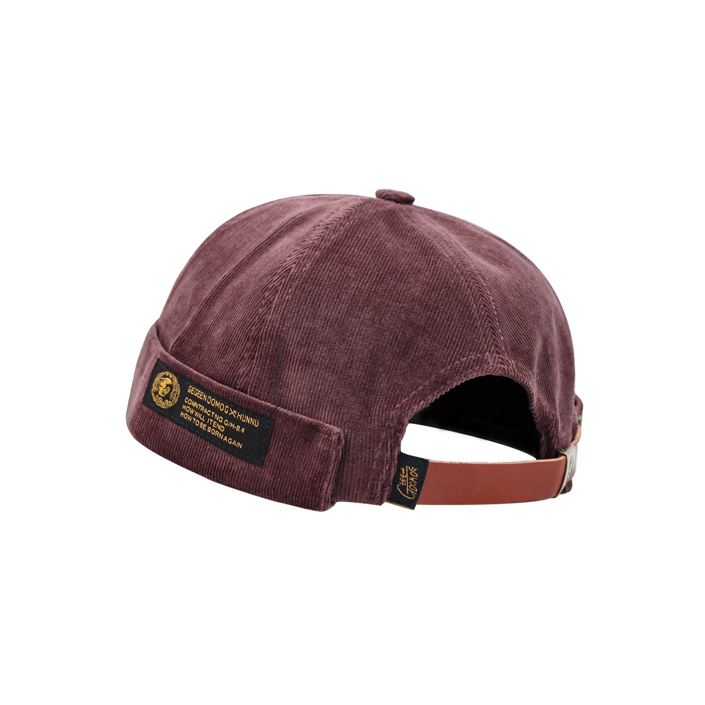 Corduroy Retro Eaves Sailor Beanie Hat