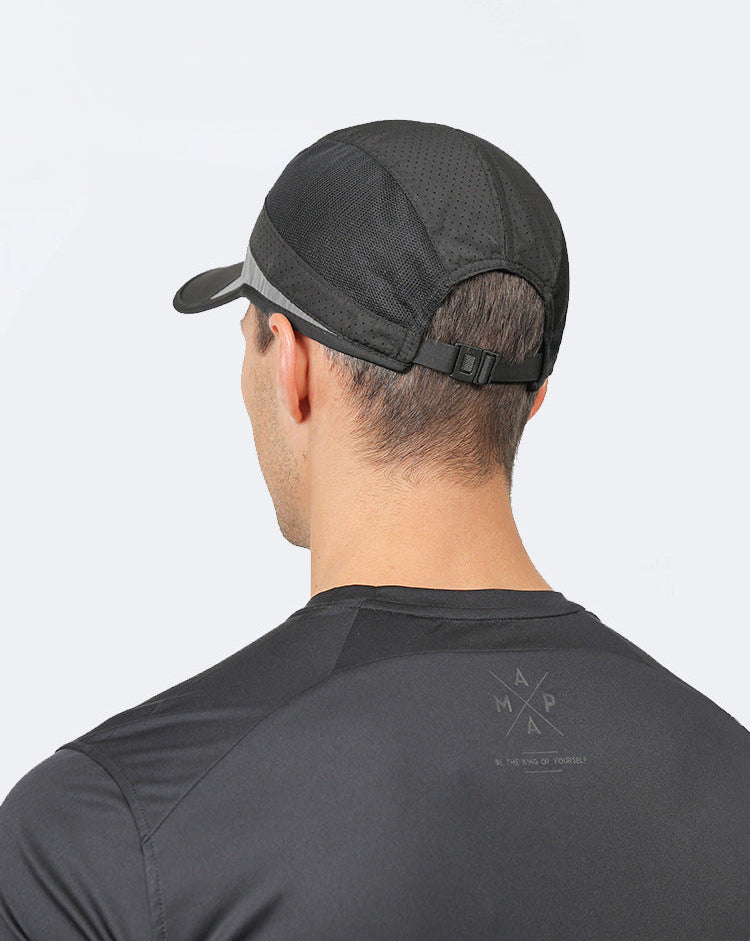 গ্রীষ্মকালীন বাইরে দ্রুত-শুকনো, শ্বাস-প্রশ্বাসের উপযোগী, হালকা স্পোর্টস ক্যাপ