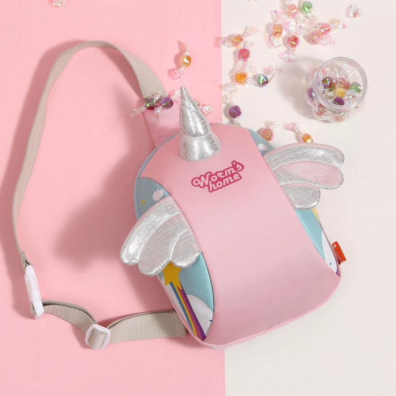 Kids Travel, Casual Chest Bag Girl Cute Crossbody Bag 5 Year Old Baby Small Bag