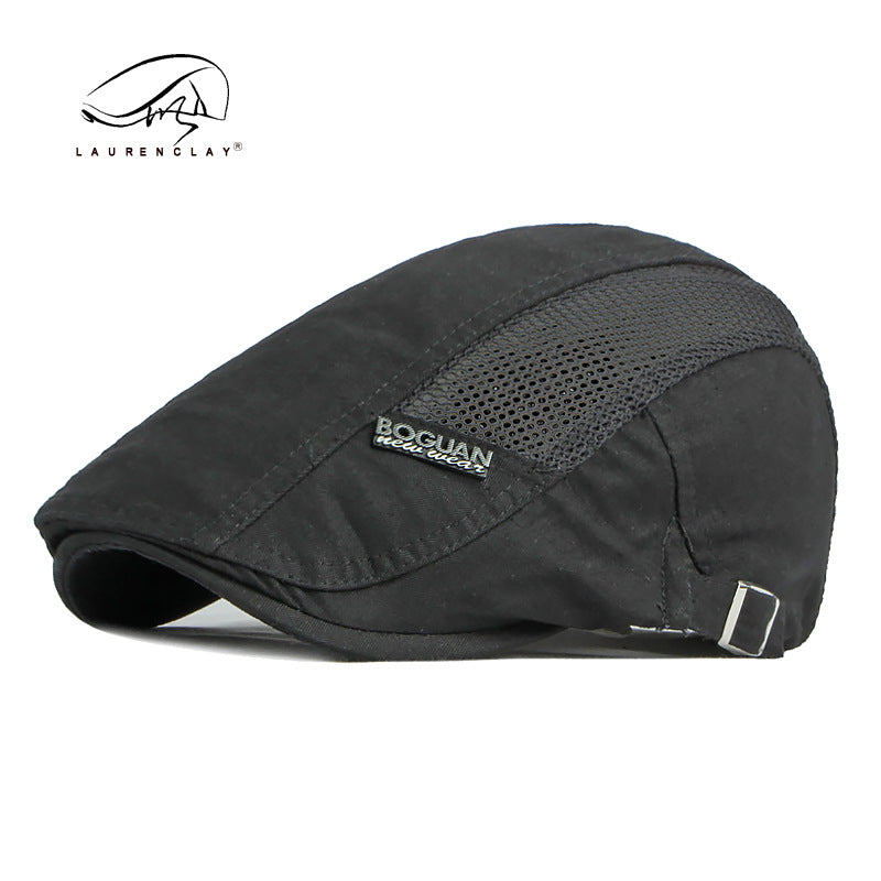 Thin Breathable British Vintage Cotton Beret