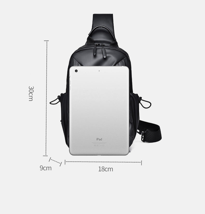 Waterproof Travel Chest Bag Mens Crossbody Shoulder Sling Pack
