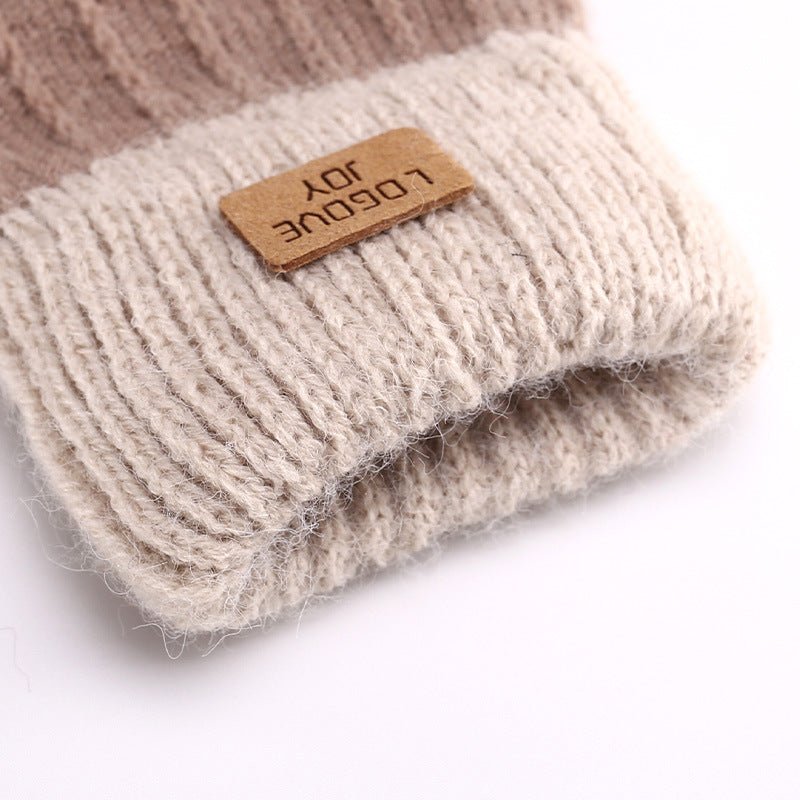 ফ্লিপ কভার বোনা হাফ ফিঙ্গার হ্যান্ড গ্লাভস