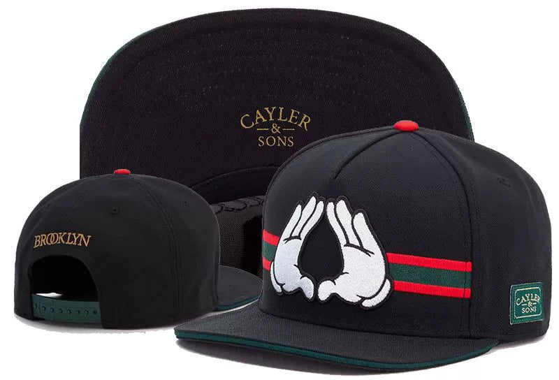 Premium Embroidered Snapback Hat with Bold Logo