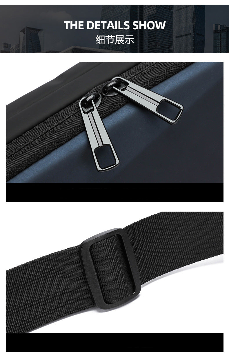 Mens Motorcycle EV Shell Waist Crossbody Shoulder Bag