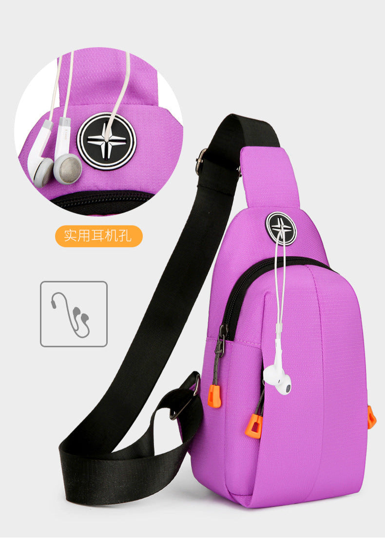 Oxford Crossbody Chest Shoulder Splash-proof Outdoor Sports Bag