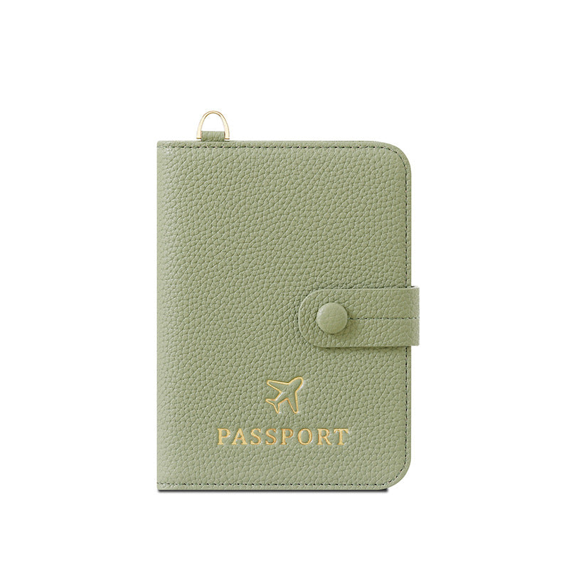 PU Lather RFID Anti-Theft Travel Passport & Card Holder For women