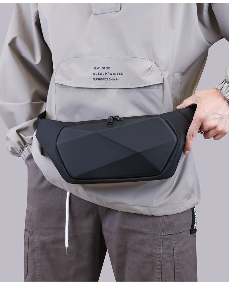 Mens Motorcycle EV Shell Waist Crossbody Shoulder Bag