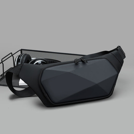 Mens Motorcycle EV Shell Waist Crossbody Shoulder Bag