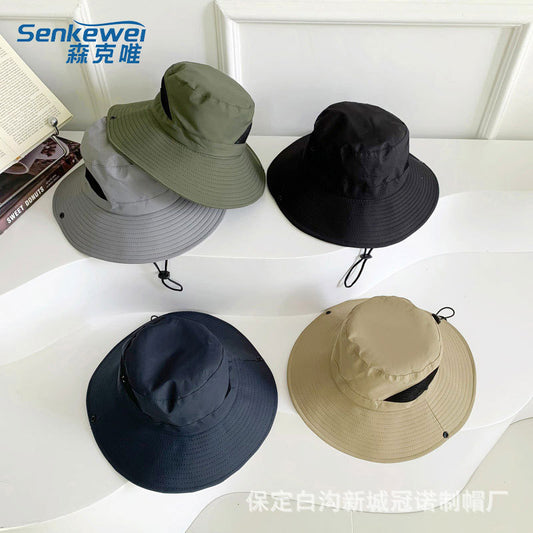গ্রীষ্মের দ্রুত শুকানোর উপযোগী শ্বাস-প্রশ্বাসযোগ্য বহিরঙ্গন ভ্রমণ বালতি টুপি