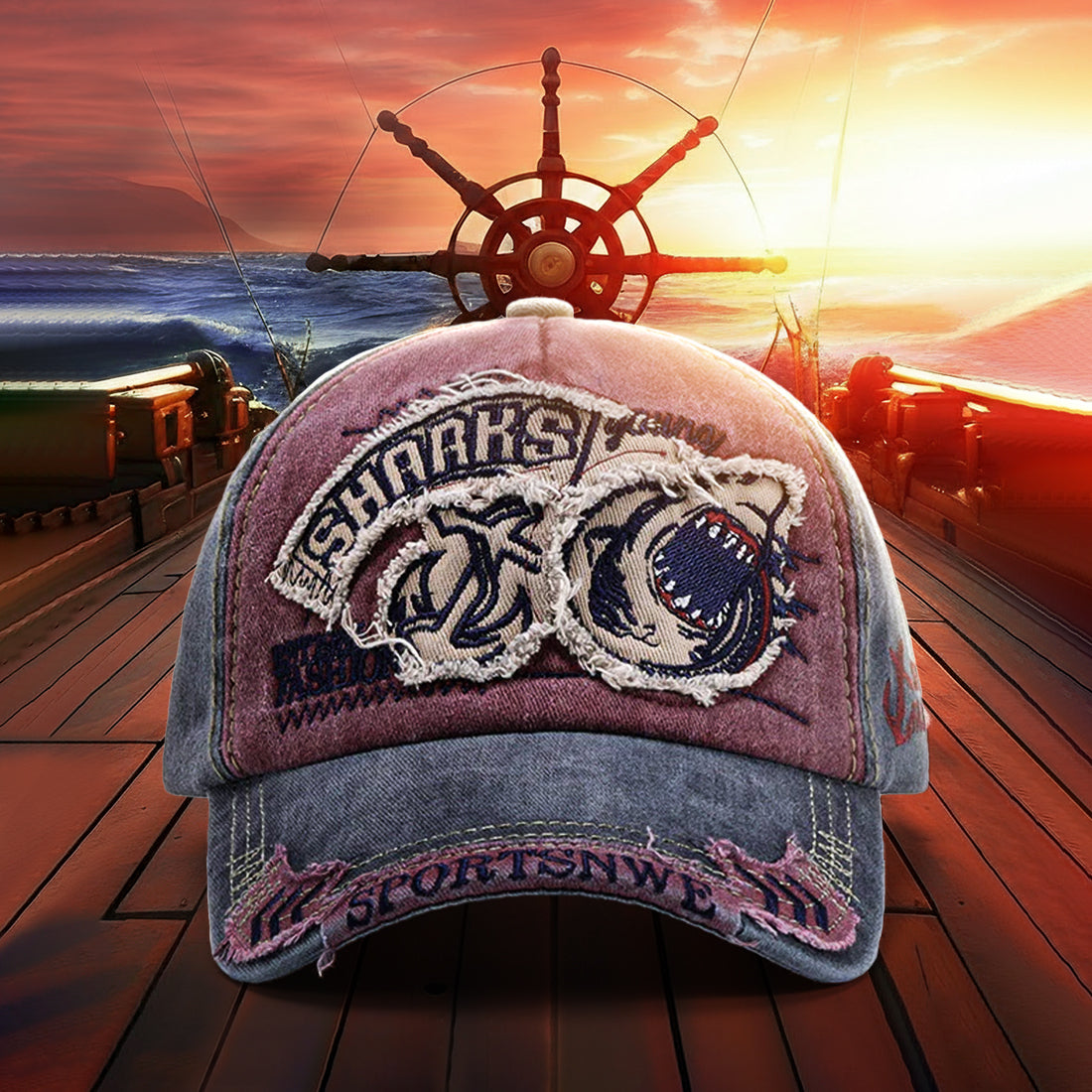 Letter patch embroidered curved brim outdoor men's baseball cap c