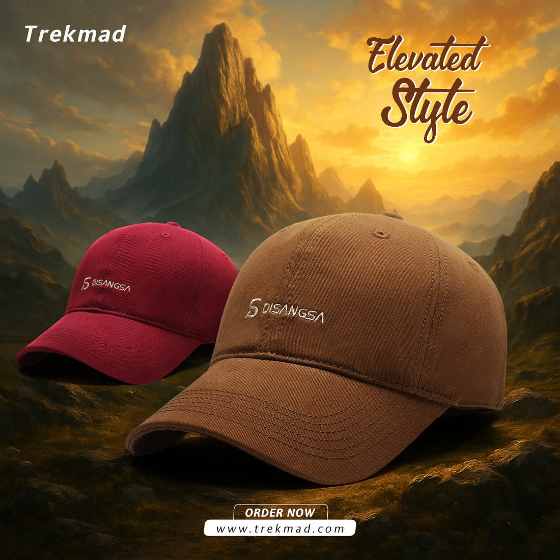 Embroidered design all season light baseball cap.