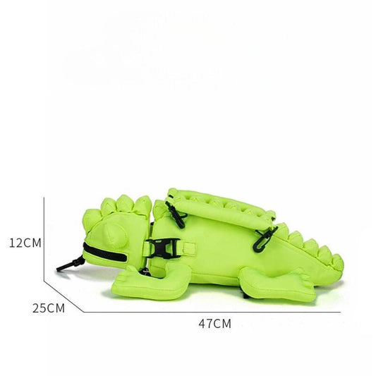 Multifunctional lizard crossbody , lightweight bag with adjustable shoulder strap