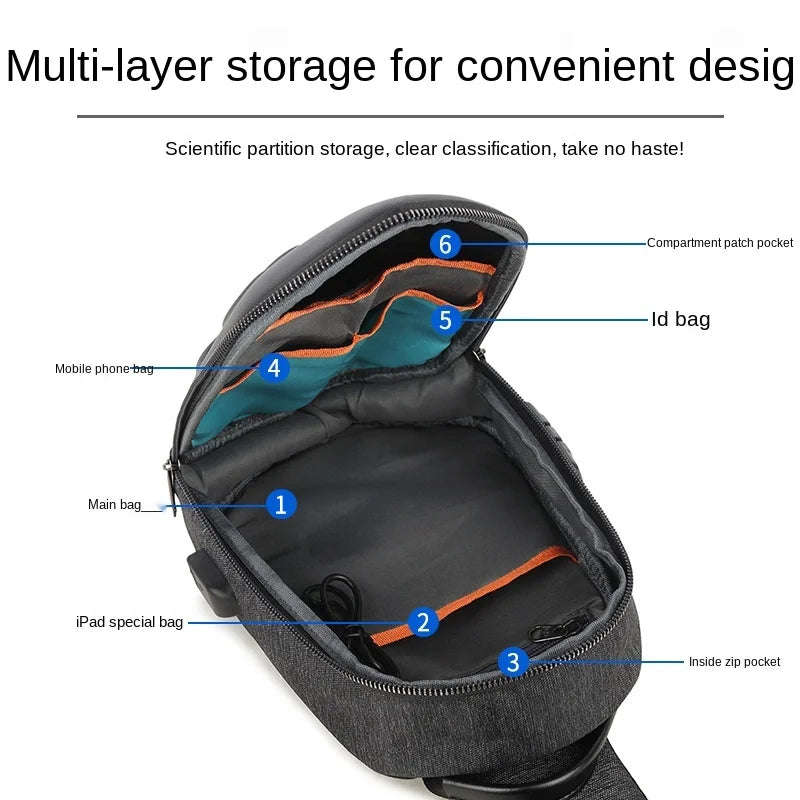 Unisex casual lightweight shoulder backpack for travel