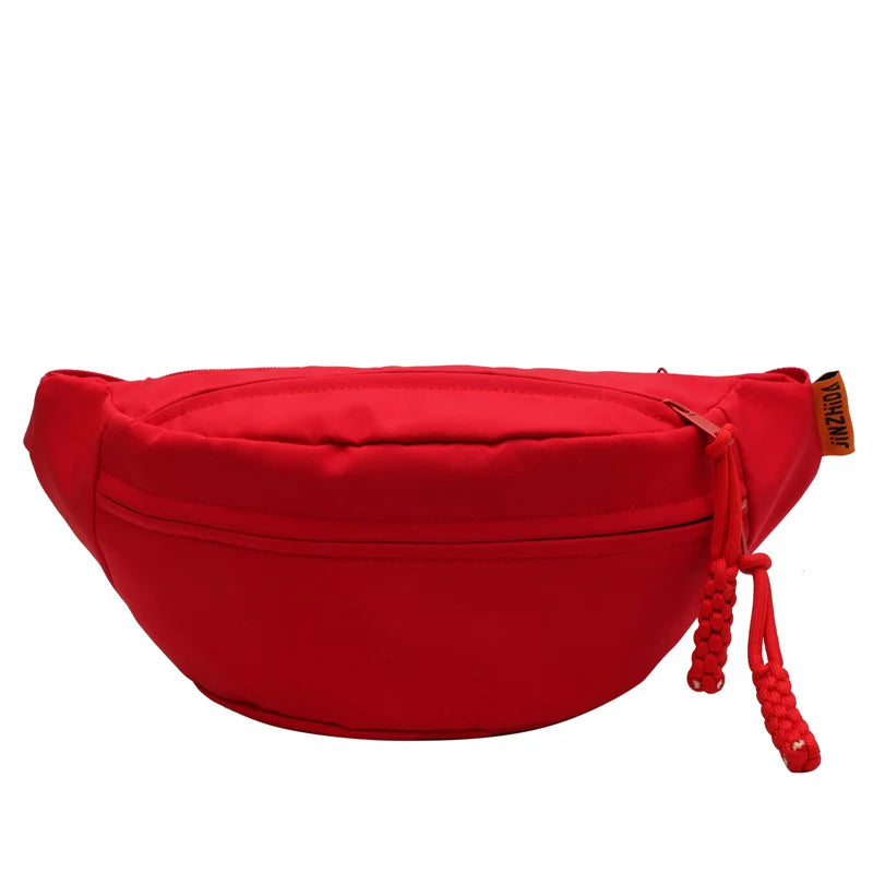 Nylon Polyester Pillow Style Unisex Colorful Waist Bag, Chest Bag , Cross Bag