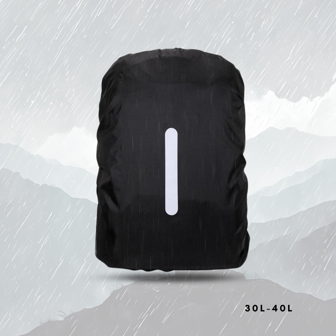 outad waterproof backpack rain cover with reflective strip Waterproof Reflector Dust and Rain Cover for Backpacks – Trekmad