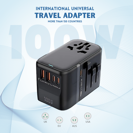 18W-100W Universal Travel Adapter