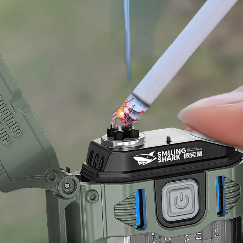 Multi-function keychain light, arc lighter, portable lighting with Lighter