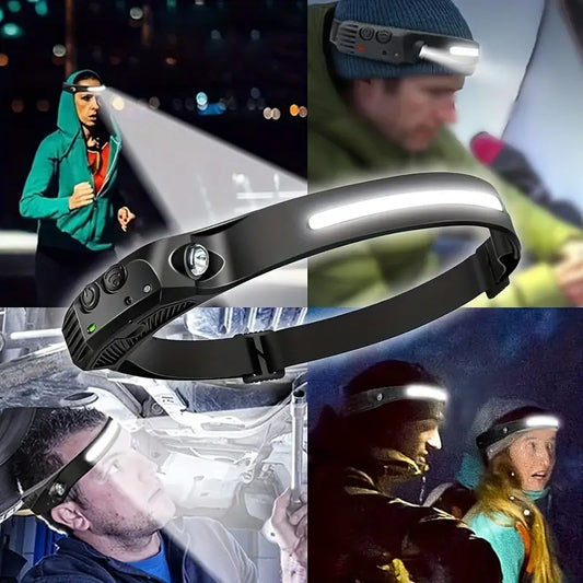 Smile Shark Outdoor Single Stripe Bright LED Patrol Search Headlight