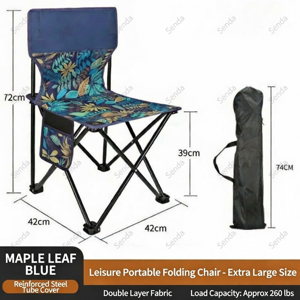 Portable Folding Camping Chair for Outdoor Picnic Dining
