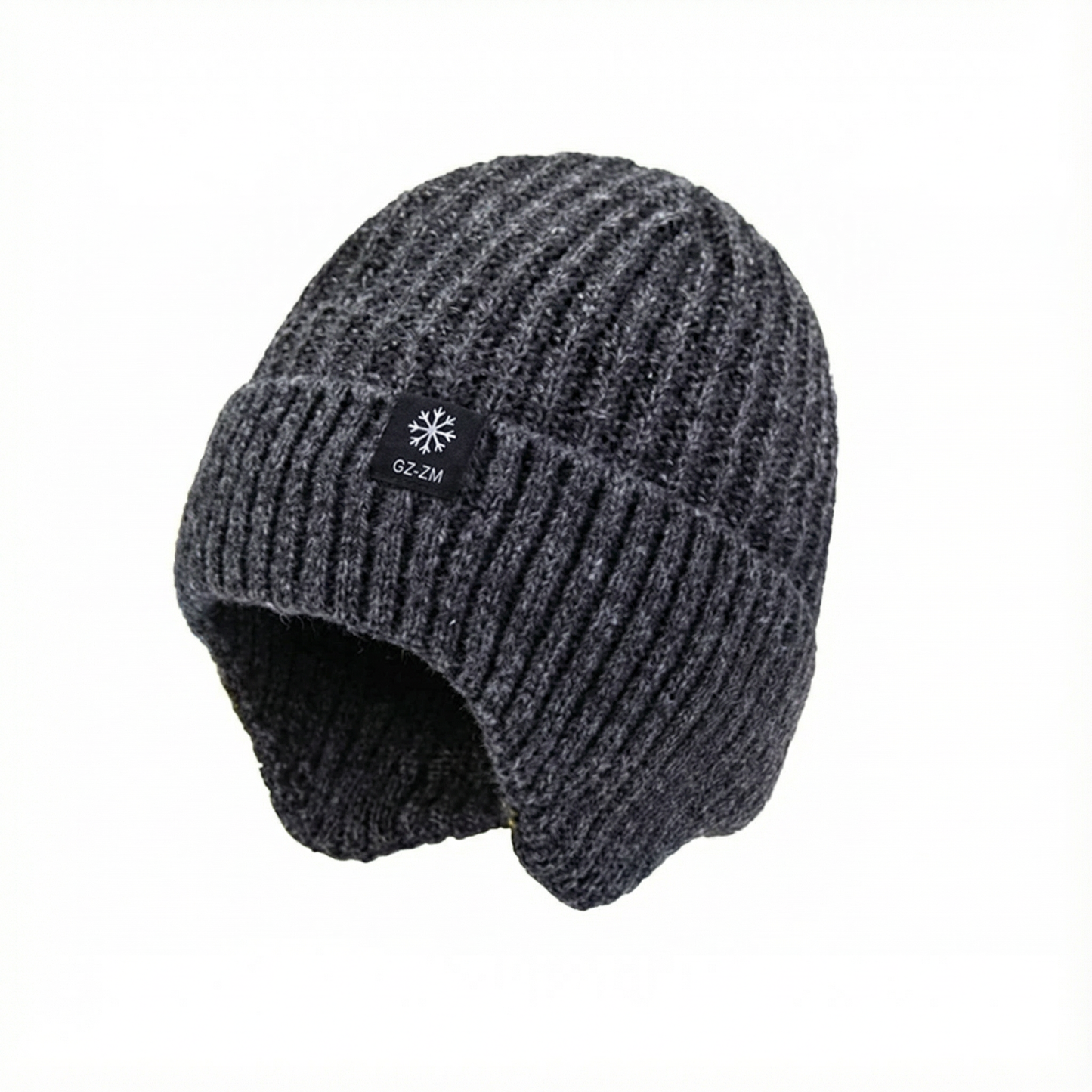 শীতকালীন উলের বোনা ঘন উষ্ণ বহিরঙ্গন বয়স্ক ভেড়ার টুপি