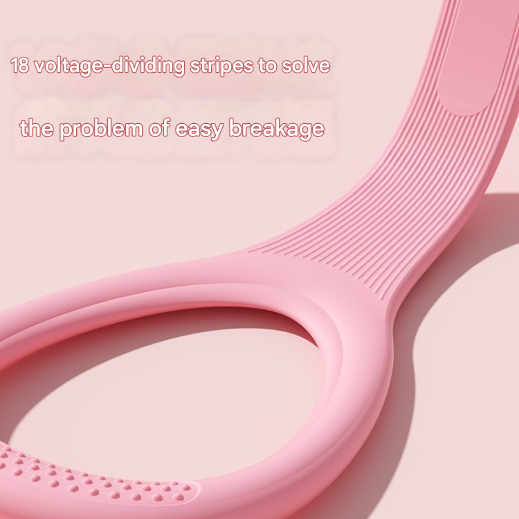 সিলিকন যোগব্যায়াম ওপেন ব্যাক ফিটনেস মহিলাদের স্ট্রেচ বেল্ট