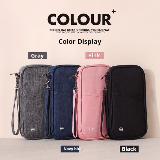 Multi-Functional Travel Document Organizer Bag