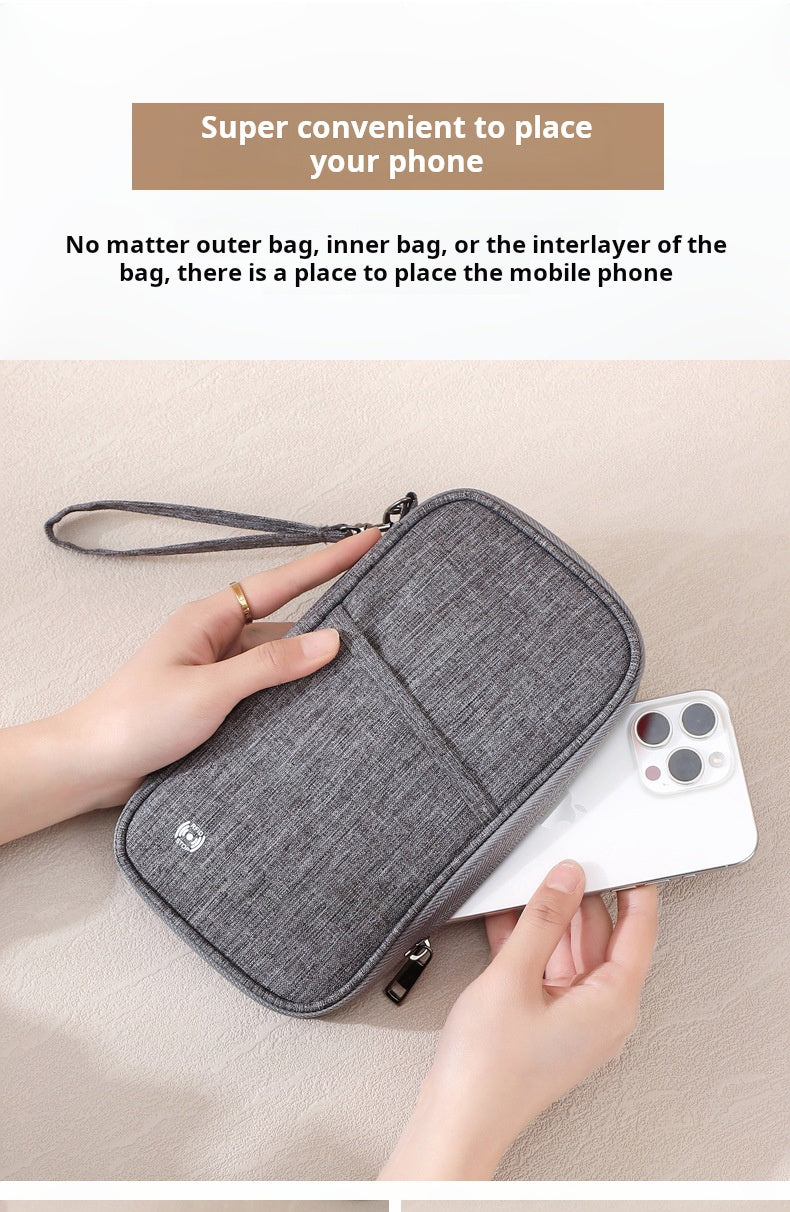 Multi-Functional Travel Document Organizer Bag