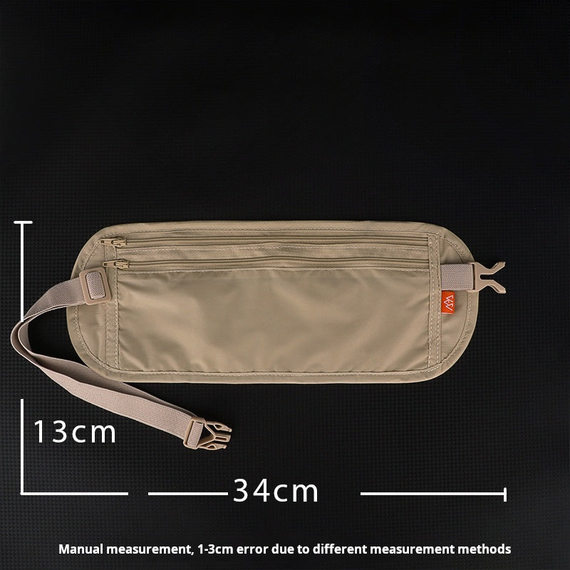 Anti-Theft Waist Bag for Passport and Travel Documents