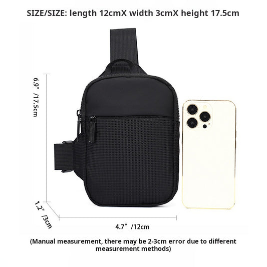 গ্যাজেট এবং প্রয়োজনীয় জিনিসপত্রের জন্য মাল্টি-ফাংশন ক্রসবডি স্লিং ব্যাগ