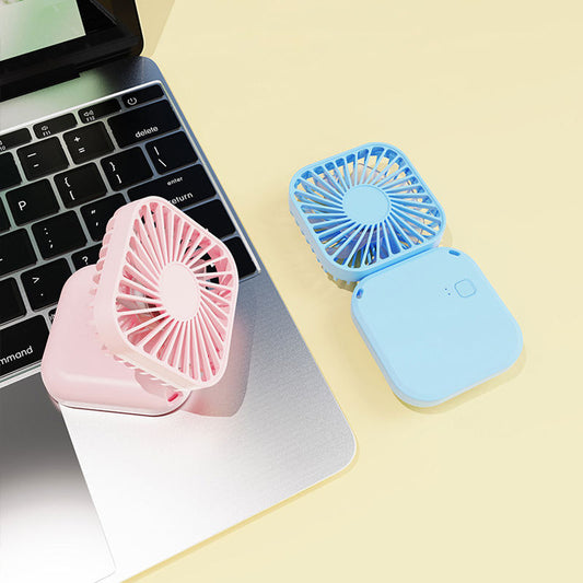 180 Degree Angle USB portable hand-held halter neck folding mini fan
