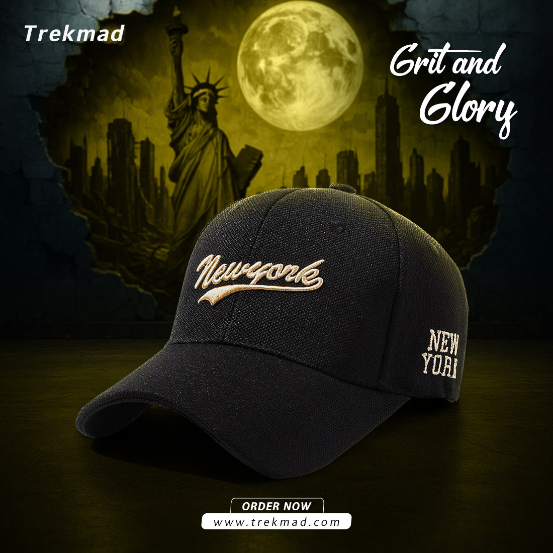 New Embroidered New York Outdoor Cap