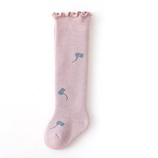 Full Length Reactive Printing Korean Style Thick Warm Children's Socks