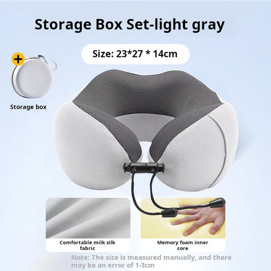 ভ্রমণের জন্য U-আকৃতির পোর্টেবল গলার বালিশ
