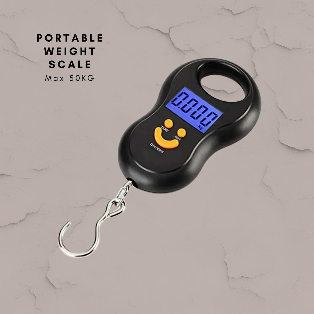 50kg Portable Handy Pocket Smile Mini Electronic Digital LCD Weight Scale