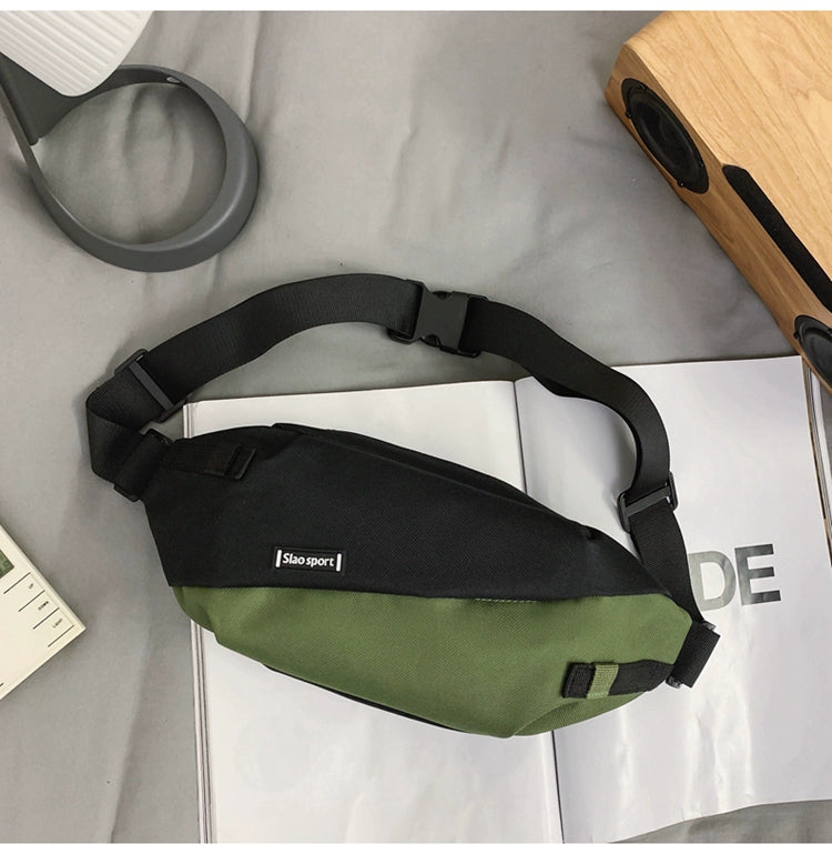 Unisex lightweight crossbody bag for travel with adjustable strap