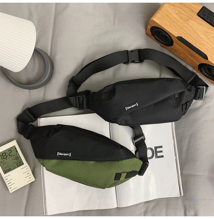 Unisex lightweight crossbody bag for travel with adjustable strap