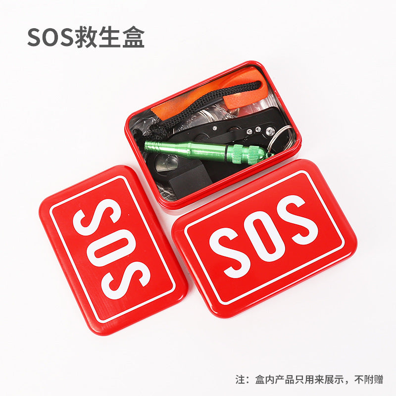 SOS First Aid Survival Box