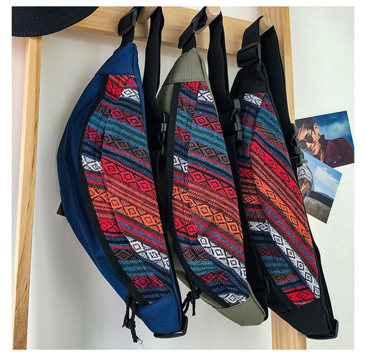 Mini unisex crossbody, lightweight shoulder bag with adjustable shoulder strap