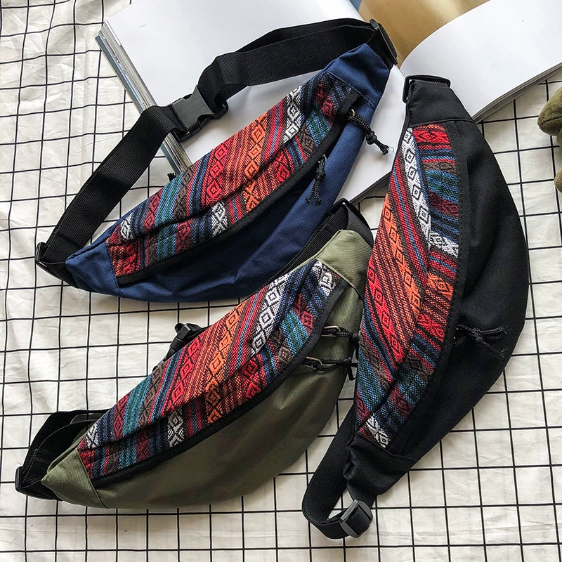 Mini unisex crossbody, lightweight shoulder bag with adjustable shoulder strap