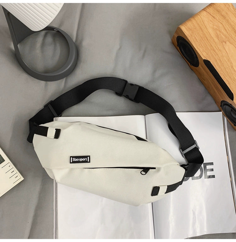 Unisex lightweight crossbody bag for travel with adjustable strap