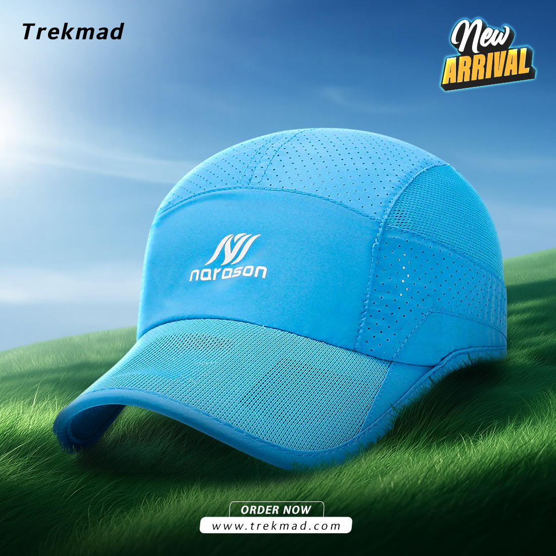 শ্বাস-প্রশ্বাসের উপযোগী বাইরের দ্রুত শুষ্ক গ্রীষ্মকালীন টুপি