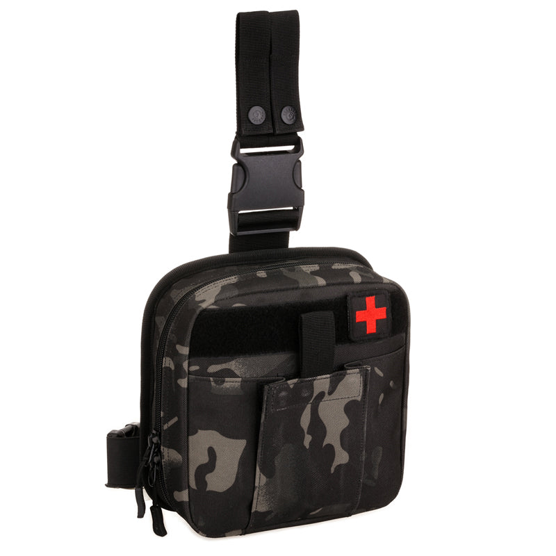 Large Portable Outdoor First Aid Kit Tactical Leg Bag