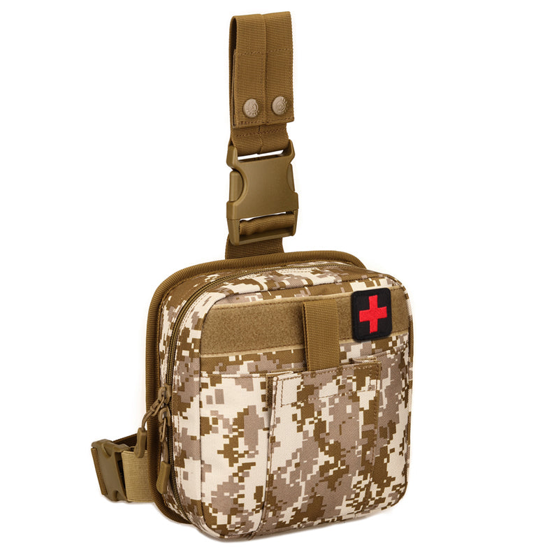 Large Portable Outdoor First Aid Kit Tactical Leg Bag