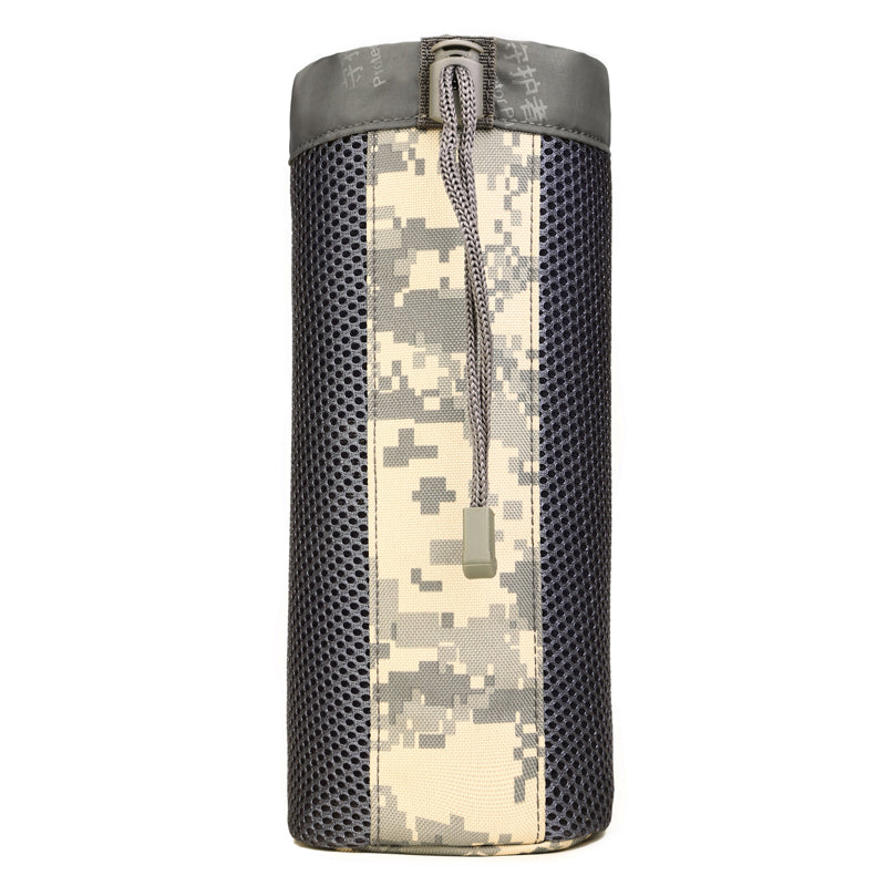 Large outdoor hanging tactical mesh water bottle bag